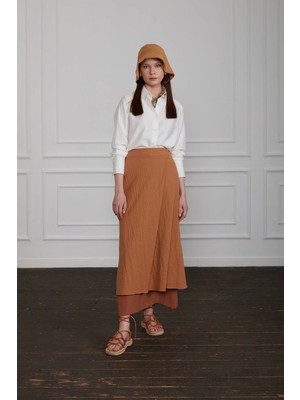 Maq Design Tong Kadın Rahat Kesim Uzun Etek