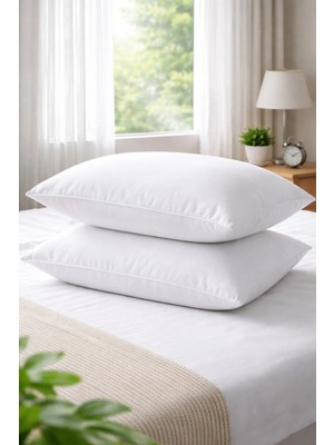 2’li 50X70 Uyku Yastığı – 650 gr Saf Silikon Dolgu, Konforlu & Dolgun