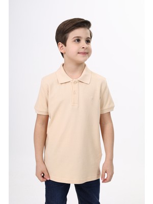 Toontoy Unisex Polo Yaka Düğmeli Uzun Kısa Tişört