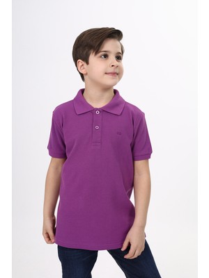 Toontoy Unisex Polo Yaka Düğmeli Uzun Kısa Tişört