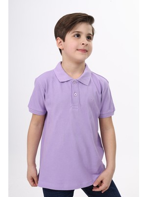 Toontoy Unisex Polo Yaka Düğmeli Uzun Kısa Tişört