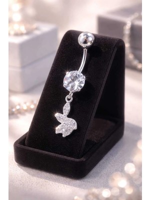 Begonia Accessories 316L Cerrahi Çelik Göbek Piercing Zirkon Taşlı – 2026 Fashion Premium Seri Belly Button Piercing – Kararma Yapmaz, Alerji Karşıtı, Paslanmaz Çelik Göbek Küpesi – Kadın Trend Takı - GP20