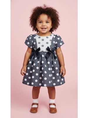 Jolanda Puantiyeli Bebek Özel Gün & Bayram Elbisesi