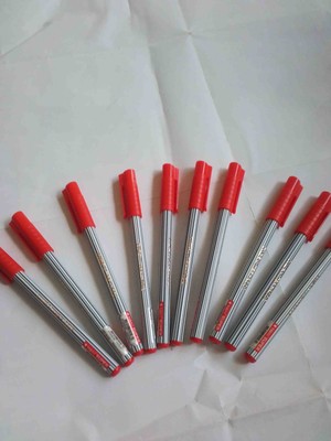 10- Adet Tigra Kırmızı Tükenmez Kalem