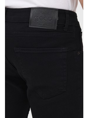 Geco Erkek Slim Fit Dar Kesim Pamuklu Esnek Likralı Denim Jean Kot Pantolon