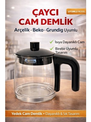 Arzum Cam Demlik Seti ile Çay Keyfinizi Yükseltin