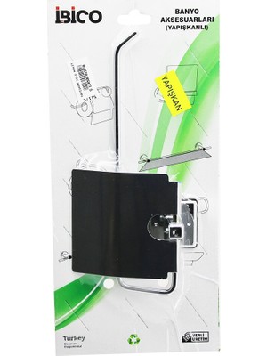 Kapaklı  Metal  Solo Kağıt Havluluk   Yapışkanlı Montaj BNY-511K (5477) NFSM-RSGO3456