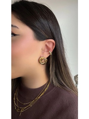 Aurah Minimal Halka Küpe