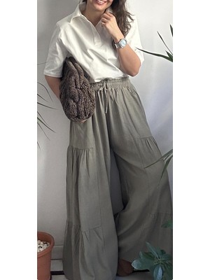 Lasorella Butik Kadın Yeşil Pantolon Etek