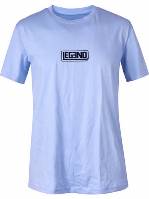 Trender 26Y595000004 Açık Mavi Erkek T-Shirt Legend O Yaka