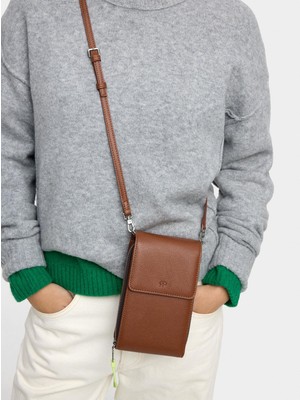 Parfois Kadın Dokulu ve Kapaklı Cep Telefonu Çantası