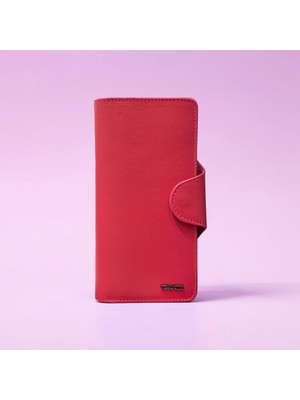 Grande Gerçek Deri Uniseks Cüzdan Ince Tasarım Büyük Boy