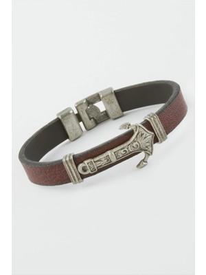 SiHako Çapa Suni Deri Bileklik