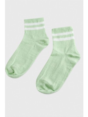 SiHako Çizgili Kolej Çorap 8*28