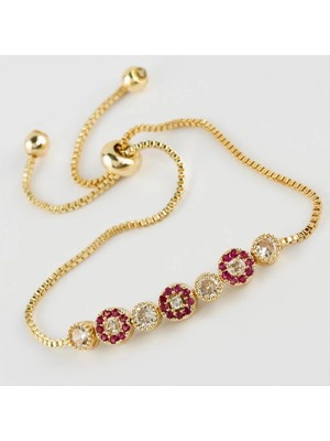 SiHako Zirkon Taşlı Lüx Asansörlü Bileklik