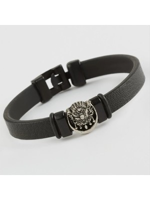 SiHako Osmanlı Bayrağı Kaliteli Suni Deri Bileklik