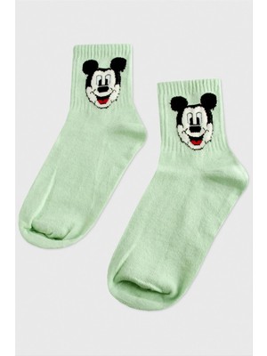 SiHako Miki Mouse Kolej Çorap 8*28