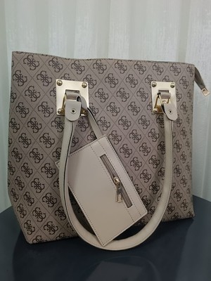 Elaa Aksesuar Desenli Kartlıklı Kadın Omuz Çantası