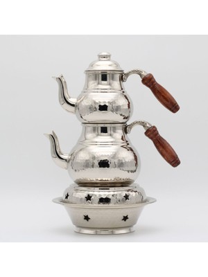 Feyza Design El Dövmesi Küçük Bakır Çaydanlık ve Osmanlı Ocağı Tasarımı