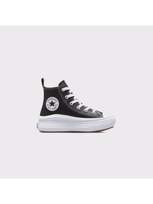 Converse Chuck Taylor All Star Move Platform Çocuk Siyah Deri SNEAKER.001
