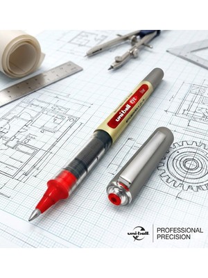 Uni Roller Kalem 0.7 UB-157 Kırmızı 5 Li