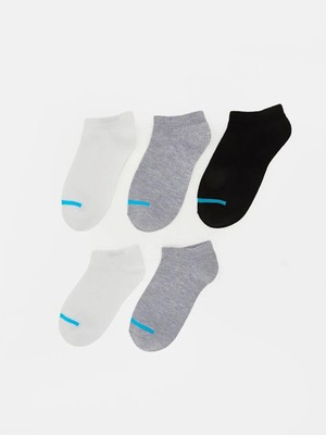 LC Waikiki Karışık Erkek Çocuk Patik Çorap 5 Li  (S6)