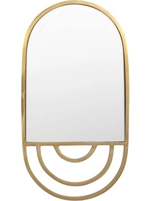 Muva Concept Amulet Metal Gold 60X120 Oval Ayna