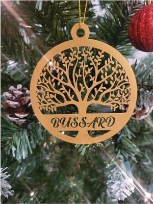 B2M Designs Kişiye Özel Isimli Metal Hayat Ağacı Askı Süsü