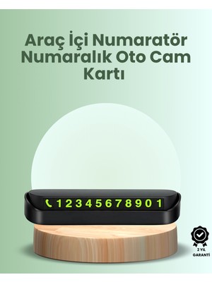 Kuzgun Ticaret Kompakt Fosforlu Park Numaratörü – Gündüz Şıklığı, Gece Görünürlüğü - Lisinya