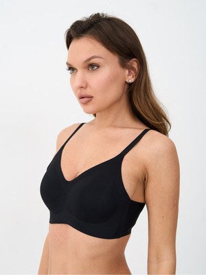 Alya Underwear Kadın Hafif Dolgulu Ince Askılı Dikişsiz Lazer Kesim Hayalet Sütyen