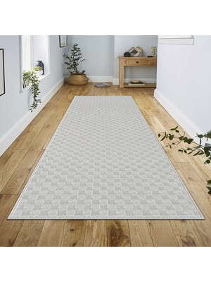 Oreyra Gri Bej Pamuk Taban Modern Makina Dokuma Salon Koridor Mutfak Çocuk Oturma Odası Halı Kilim Yolluk