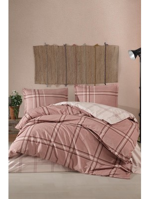 Clasy %100 Pamuk Tek Kişilik Nevresim Takımı Capella V2 Kahve