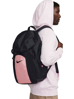 Nike Academy Team Backpack 30L Siyah/pembe Yağmurluklu Spor Sırt Çantası DV0761-017