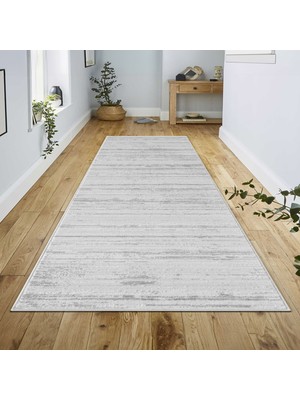 Oreyra Gri Krem Pamuk Taban Modern Makina Dokuma Salon Koridor Mutfak Çocuk Oturma Odası Halı Kilim Yolluk