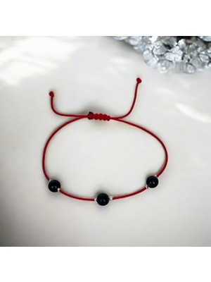 Bonicce Bileklik Dilek ve Şans Orijinal Oniks Taşlı Bileklik