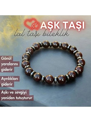 Bonicce Granat (Lal Taşı) Gerçek Doğal Taş Bileklik