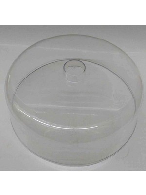 abnturk Plastik Pasta Kek Tabağı Için Fanus Kapak 26 cm D-7
