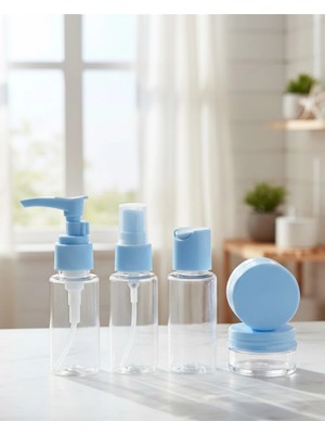 30 ml 5’li Seyahat Boy Kozmetik Organizer Seti Nemere