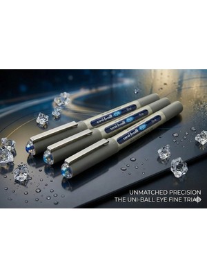 Uni Roller Kalem 0.7 UB-157 Mavi 3 Lü
