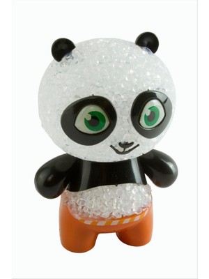 Zero Land Storozal Panda Işıklı Biblo 12 cm - Beyaz