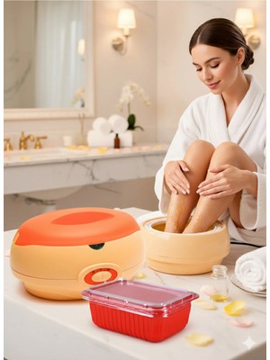 Creatividad Solutions Parafin Isıtıcı 750 ml Parafin Seti El ve Ayak Cilt Bakımı Için 721447