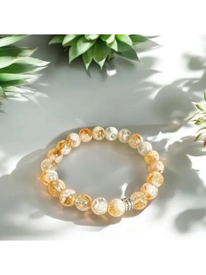 Bonicce Bereket Bilekliği - Sitrin Taşı Gerçek Doğal Taş Bileklik