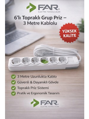 Far 6'lı Grup Priz