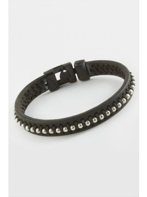 Nuveden Ieg™ Noktalı Kaliteli Suni Deri Bileklik