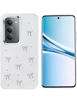 Ottonova Redmi 15 Kılıf Airbag Tasarımlı Simli Şeffaf Zore Kutup Kapak - Fiyonk