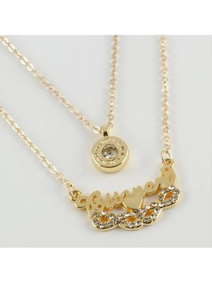 Lowell Home Ieg Sonsuzluk Figürlü Yeni Sezon Ikili Kolye LWLBJT-RSIEG327