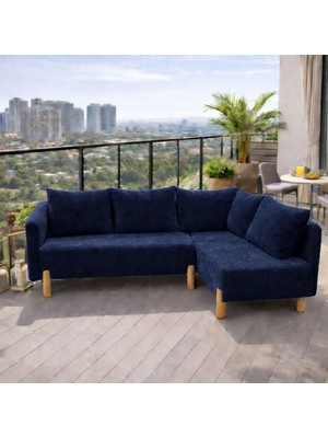 Lotus Port Mobilya Köşe Koltuk Peluş Kumaş