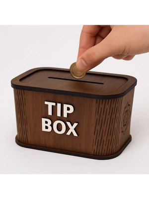 UNT Ceviz Mdf Ahşap Tip Kutusu – Kafe & Restoran Tip Box