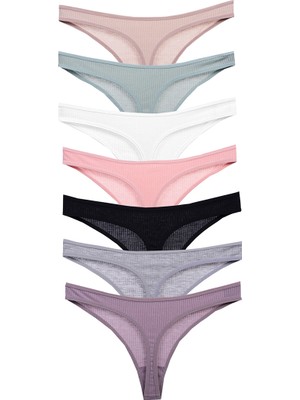 Vanilya Secret Pamuk Tanga 7'li Paket