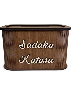 UNT Ahşap Lazer Kesim Sadaka ve Bağış Kutusu – Mdf Kumbara